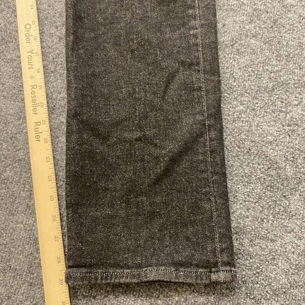 Levis 501 Jeans Mens 38x30 Faded Black Denim Button Fly Retro Style Classic